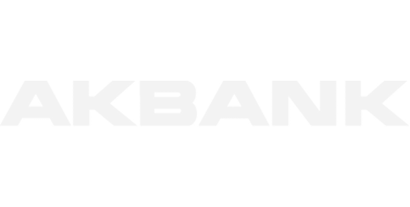 Akbank logo white